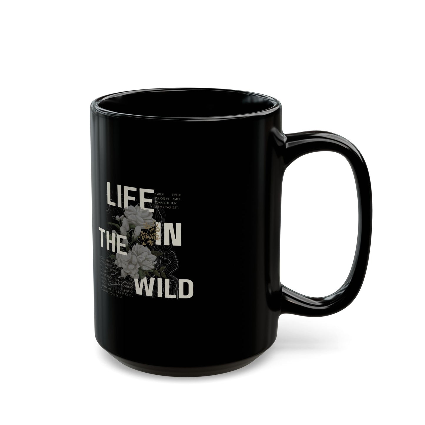 Life in the Wild Floral Mug