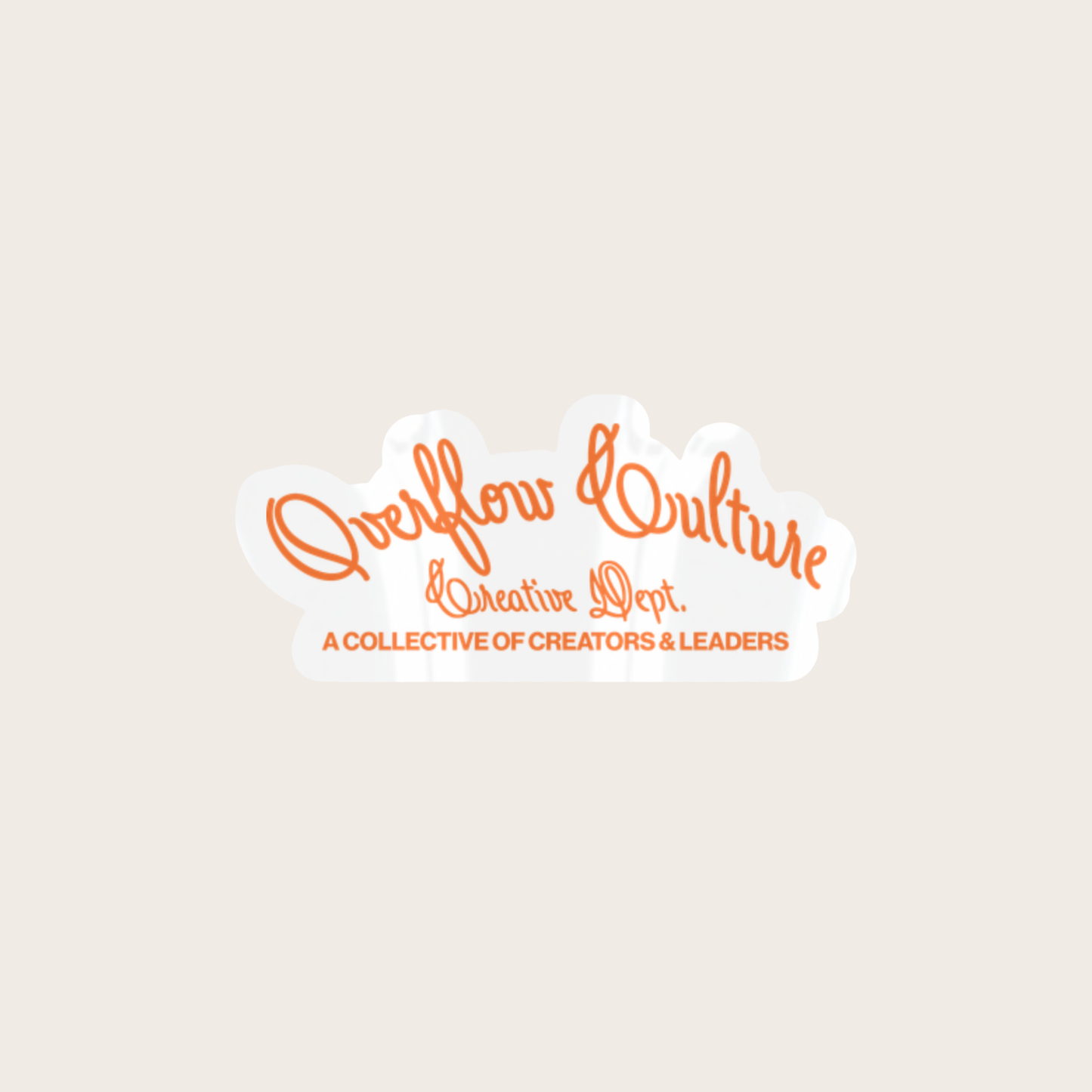 Overflow Culture Sticker