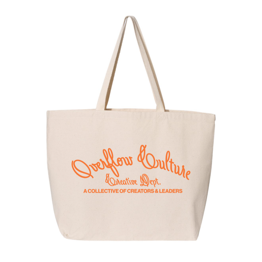 Overflow Culture Canvas Tote