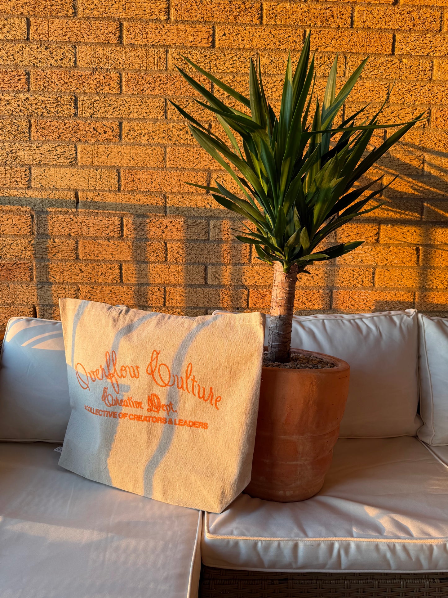 Overflow Culture Canvas Tote